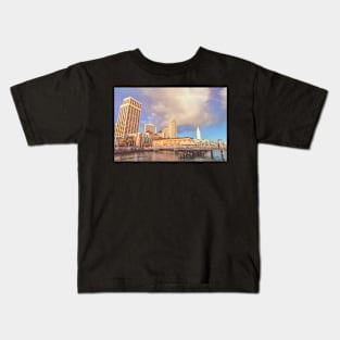 Rainbow over The Ferry Kids T-Shirt